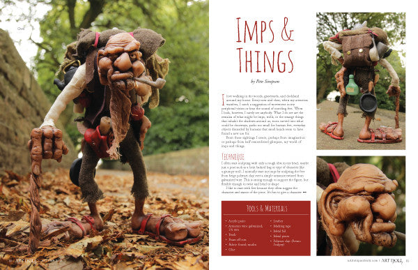 Art Doll Quarterly Autumn 2015 Instant Download
