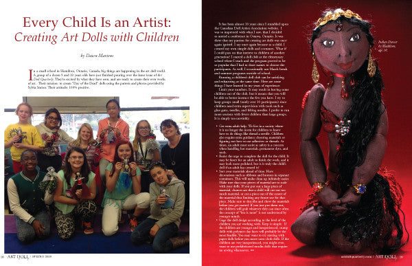 Art Doll Quarterly Spring 2016 Instant Download