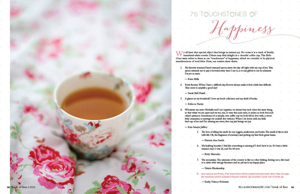 Bella Grace Book of Lists Volume 1 — Digital Only