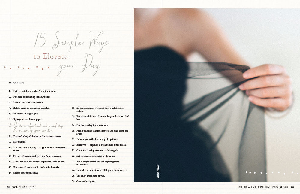 Bella Grace Book of Lists Volume 1 — Digital Only