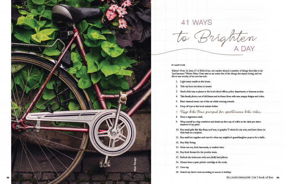 Bella Grace Book of Lists Volume 3