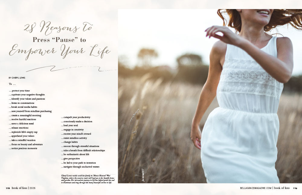 Bella Grace Book of Lists Volume 4 – Coming January 1st