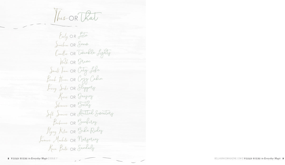 Field Guide to Everyday Magic Issue 7 Instant Download