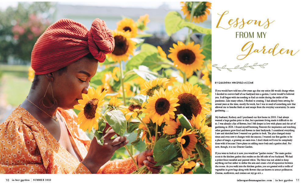 In Her Garden Summer 2023 Instant Download