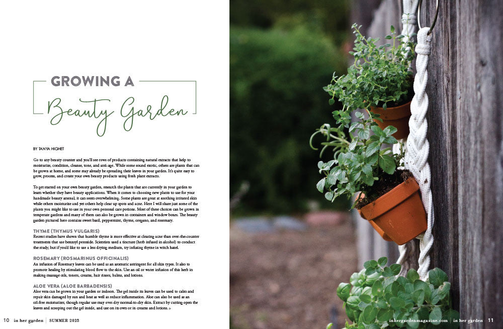 In Her Garden Summer 2025 Instant Download