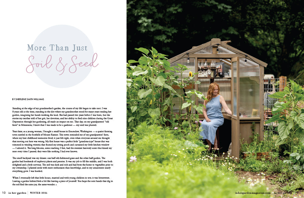 In Her Garden Winter 2026 Instant Download