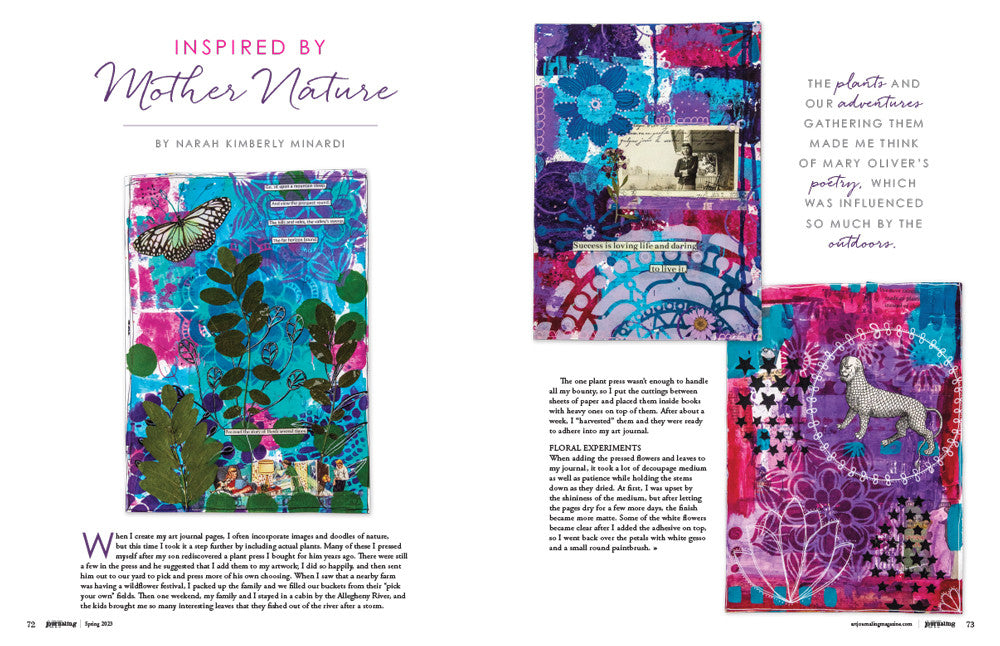 Art Journaling Spring 2023