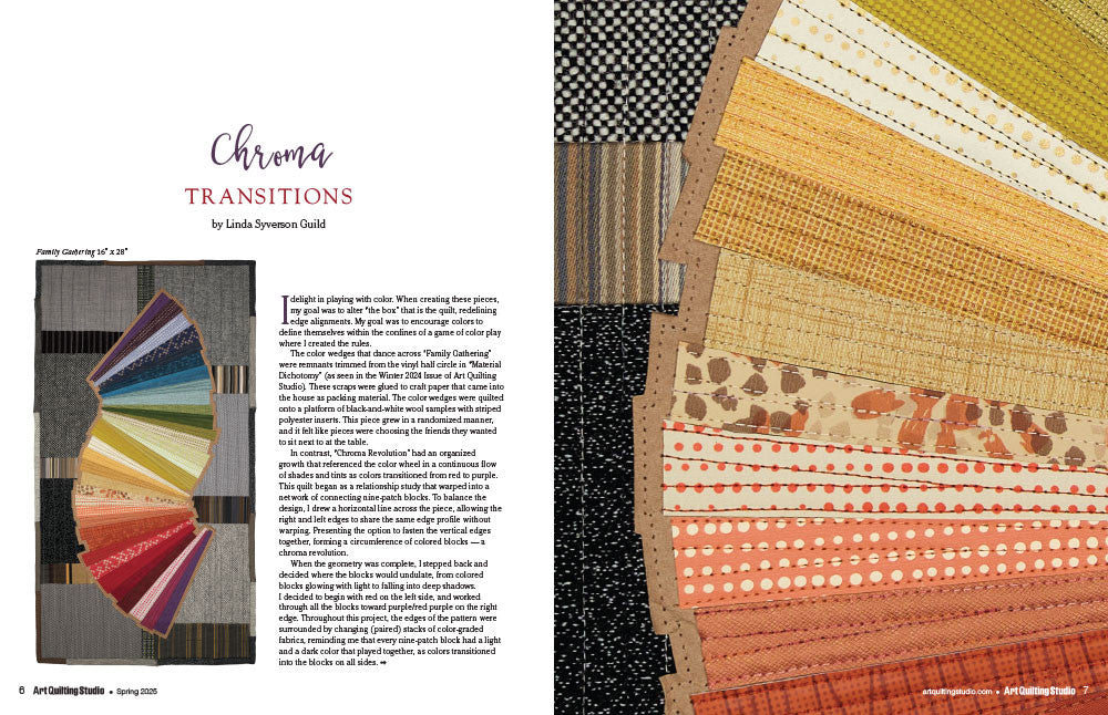 Art Quilting Studio Spring 2025