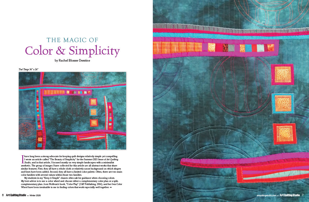 Art Quilting Studio Winter 2026 – New