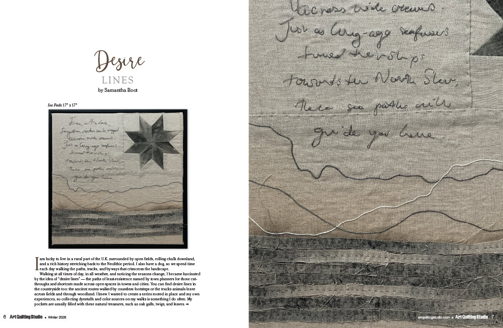 Art Quilting Studio Winter 2026 Instant Download