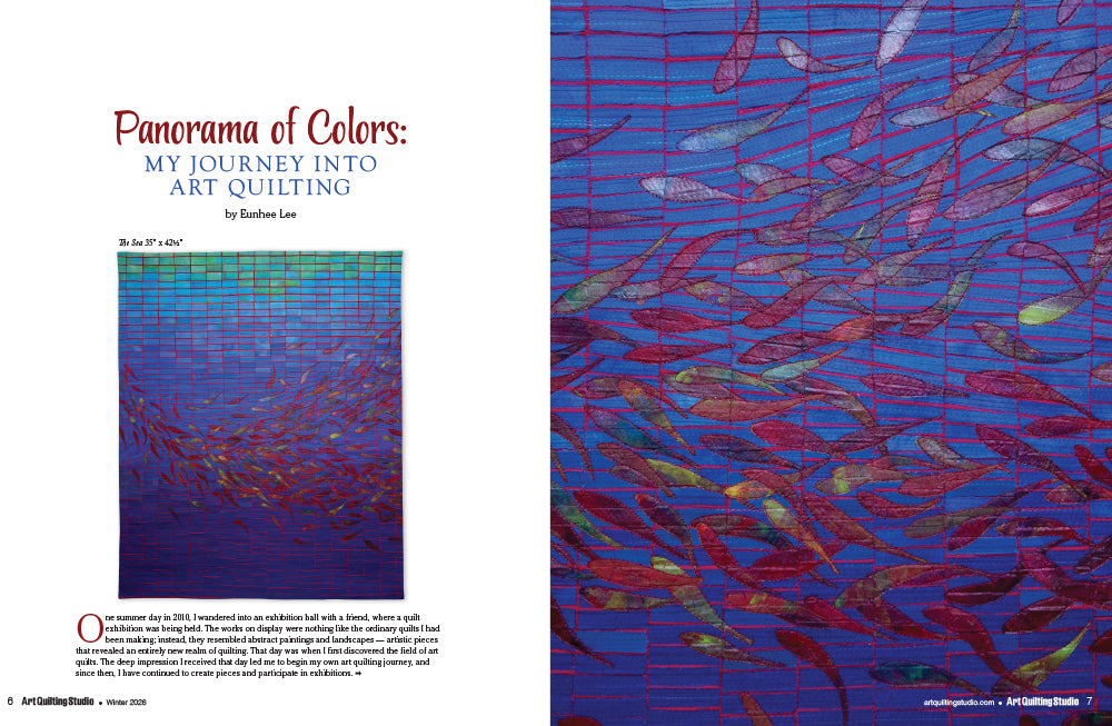 Art Quilting Studio Winter 2026 Instant Download