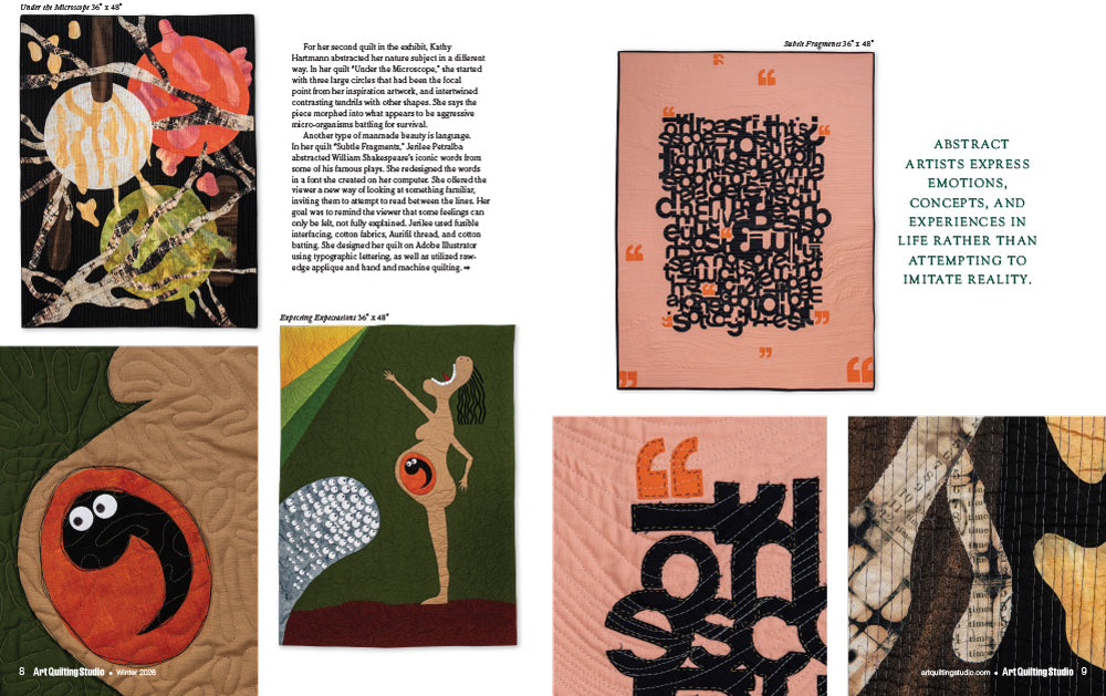 Art Quilting Studio Winter 2026 – New