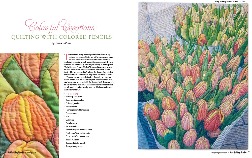 Art Quilting Studio Spring 2026 Instant Download