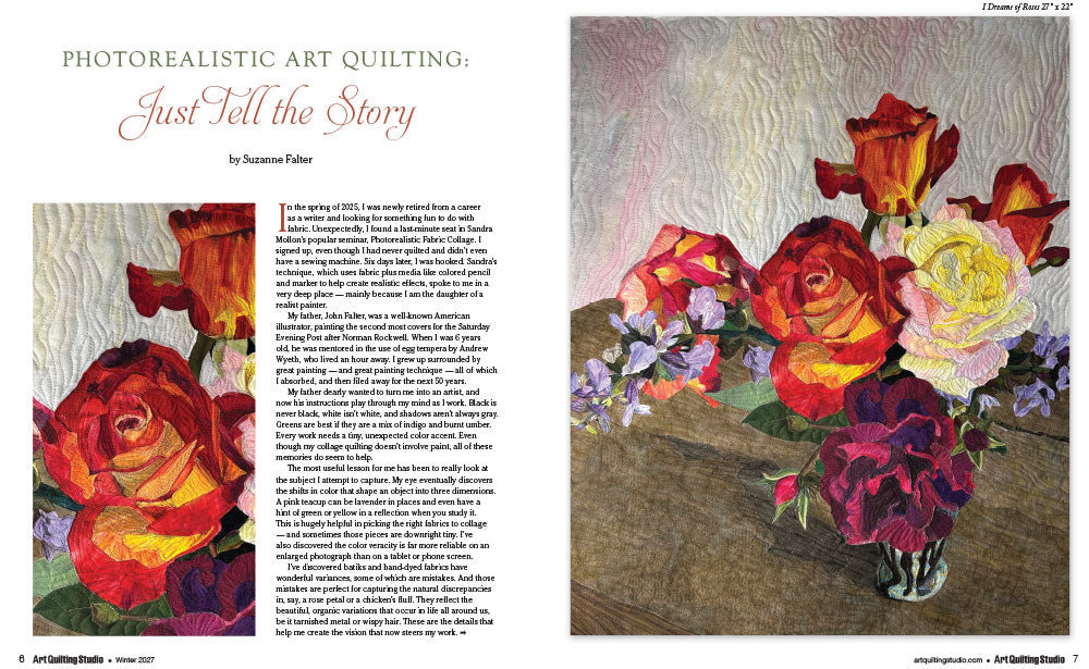 Art Quilting Studio Winter 2027 – Coming December 1st