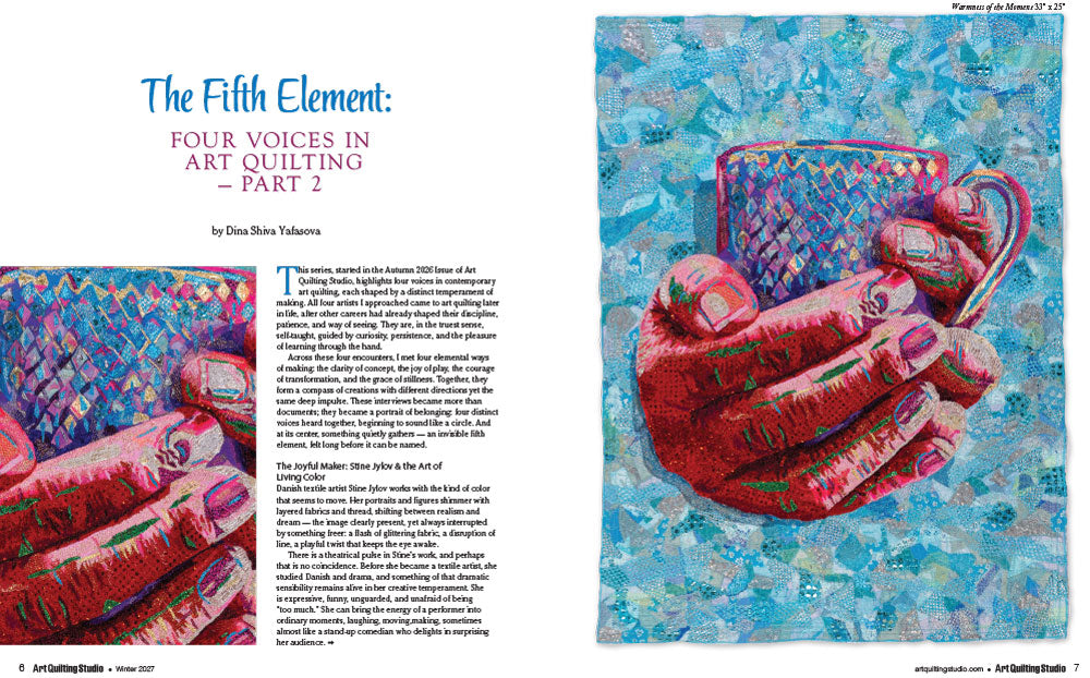 Art Quilting Studio Winter 2027 – Coming December 1st