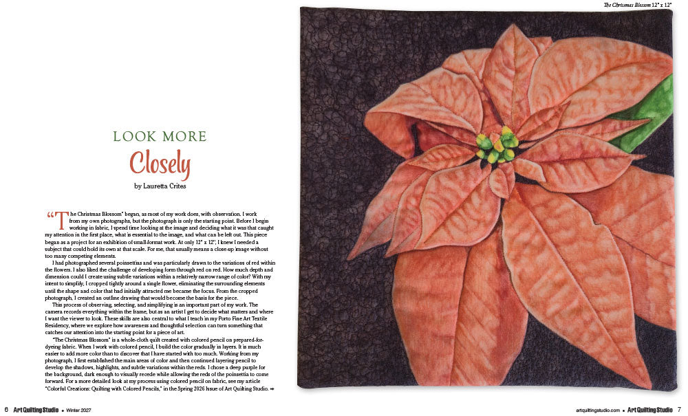 Art Quilting Studio Winter 2027 – Coming December 1st