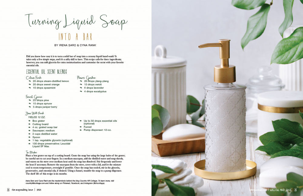 Willow and Sage The Soapmaking Issue Volume 1