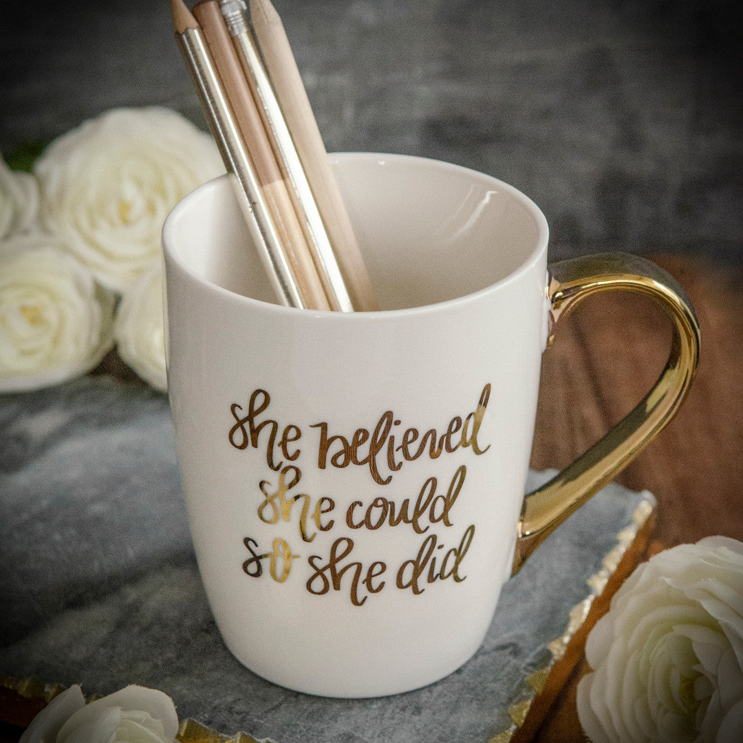 She Believed She Could So She Did Mug