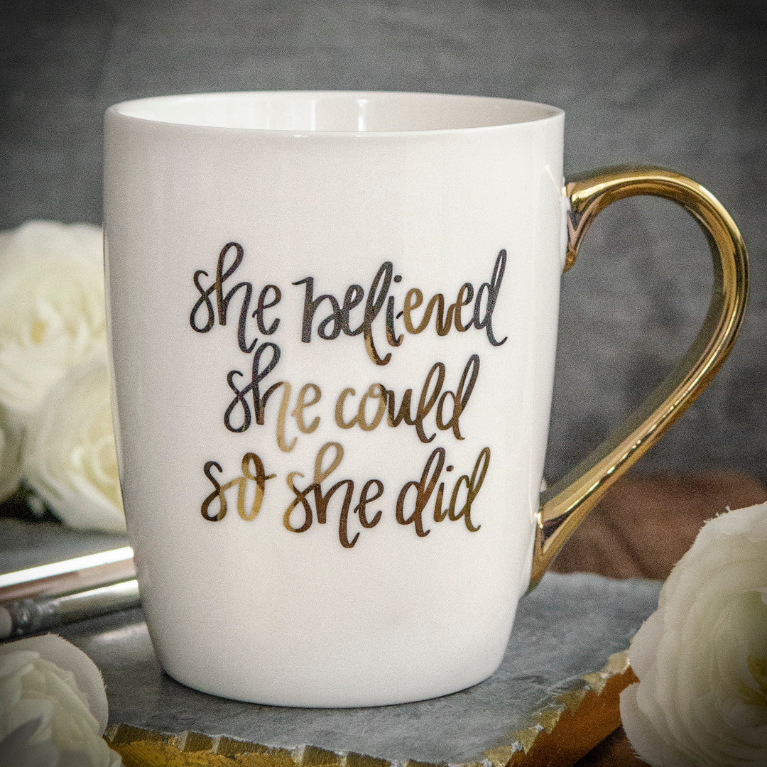 She Believed She Could So She Did Mug