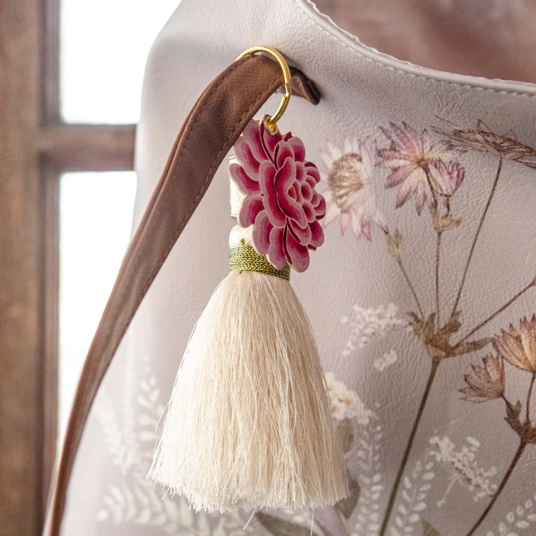 Field Lace Bucket Tote by Papaya Art