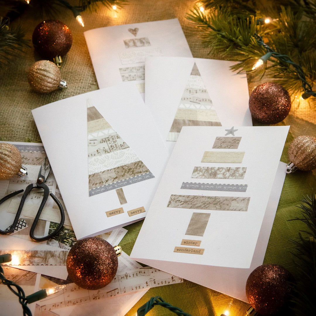 Festive, Homemade Greeting Cards in 10 Minutes or Less
