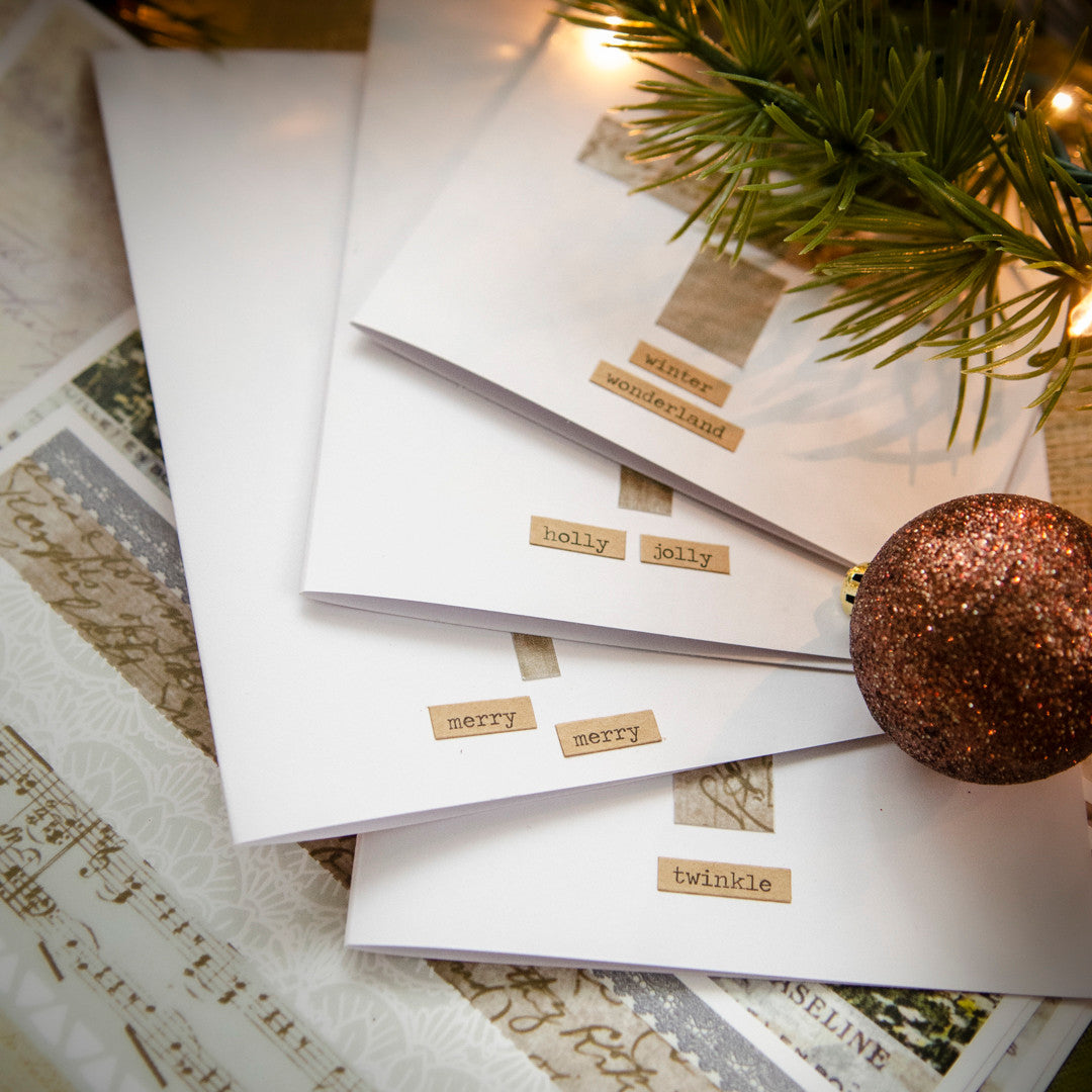 Festive, Homemade Greeting Cards in 10 Minutes or Less