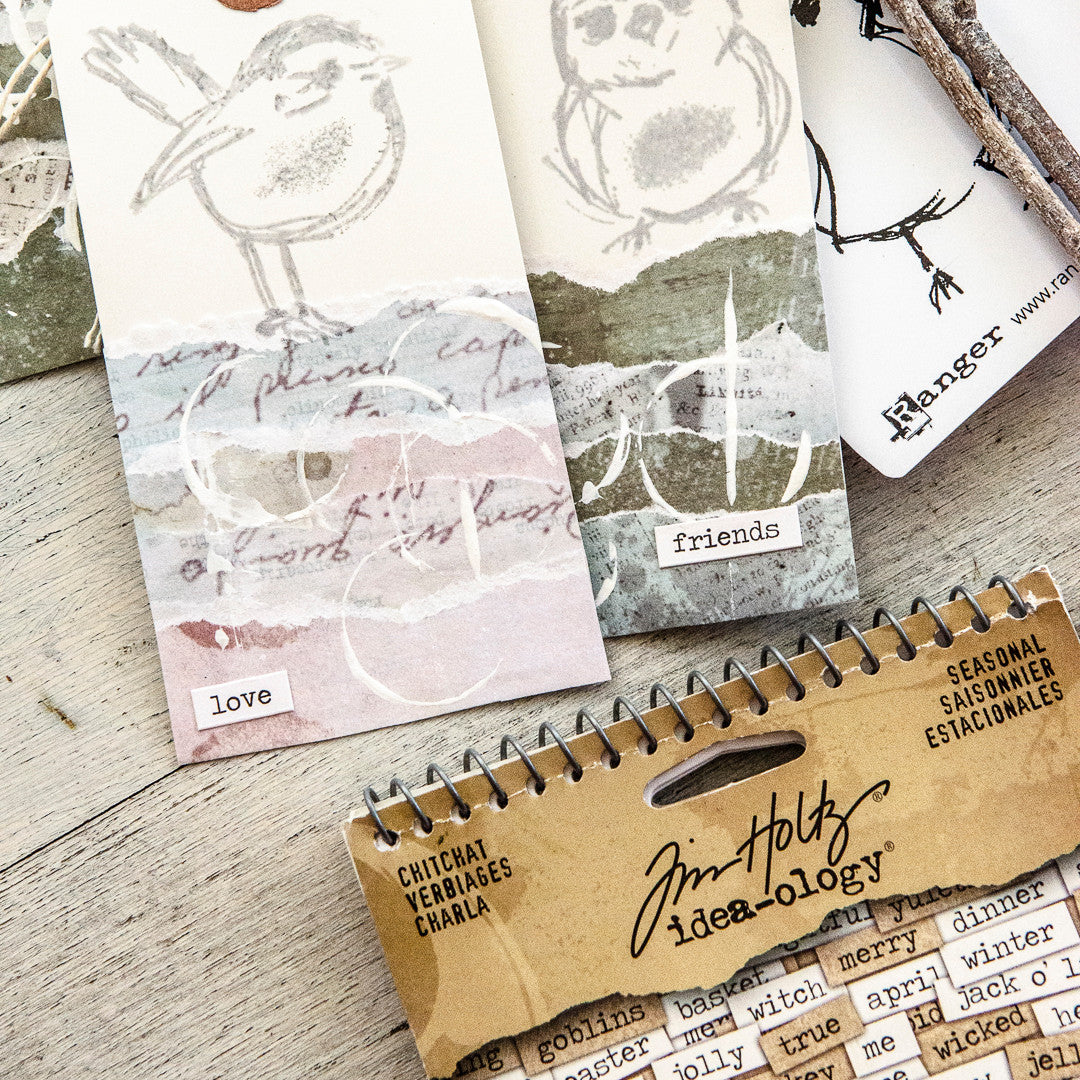 Torn Paper Tags and Cards Project