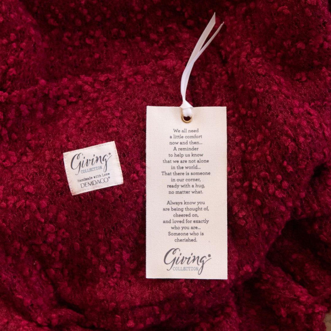 Red Giving Shawl