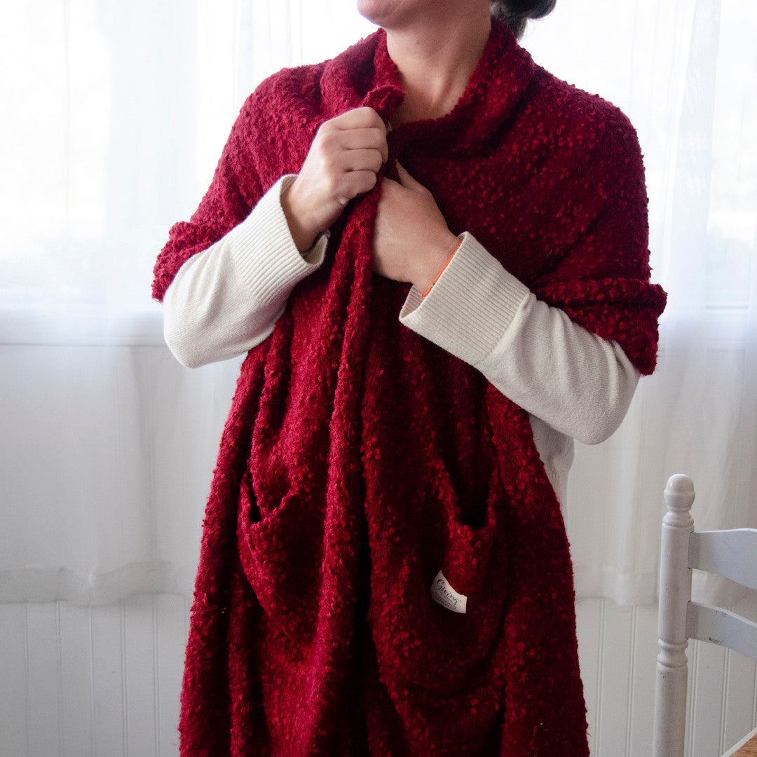 Red Giving Shawl