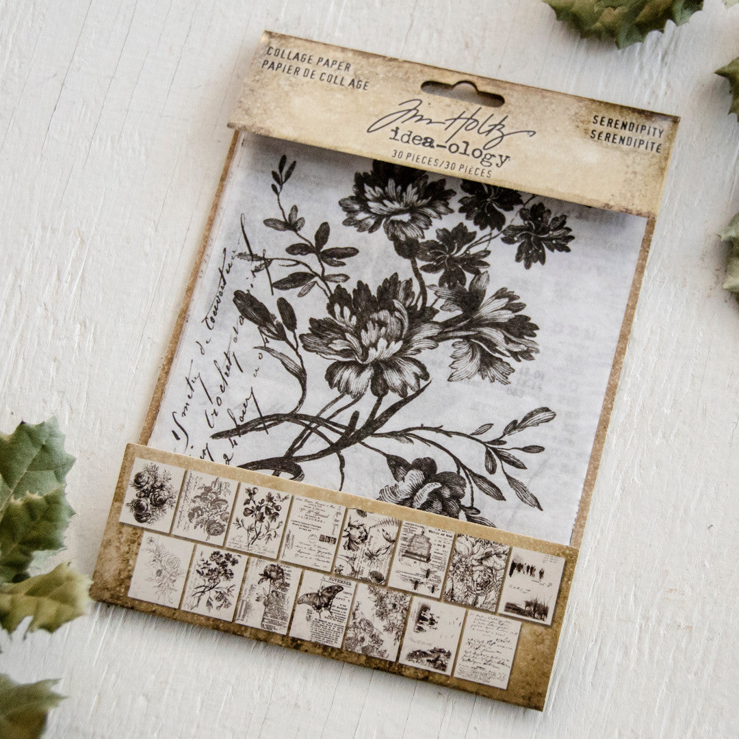 Tim Holtz Idea-ology Collage Paper Serendipity