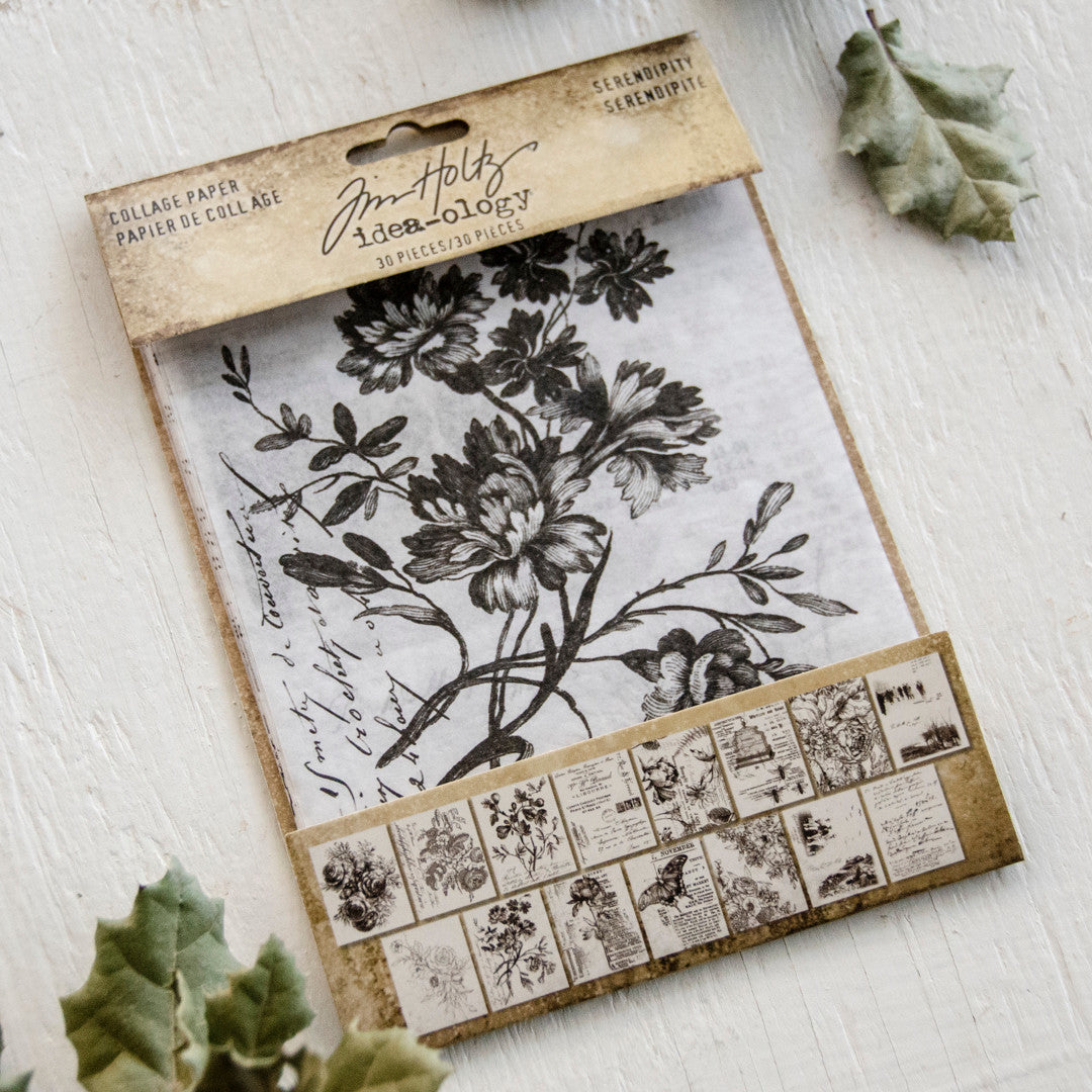 Tim Holtz Idea-ology Collage Paper Serendipity