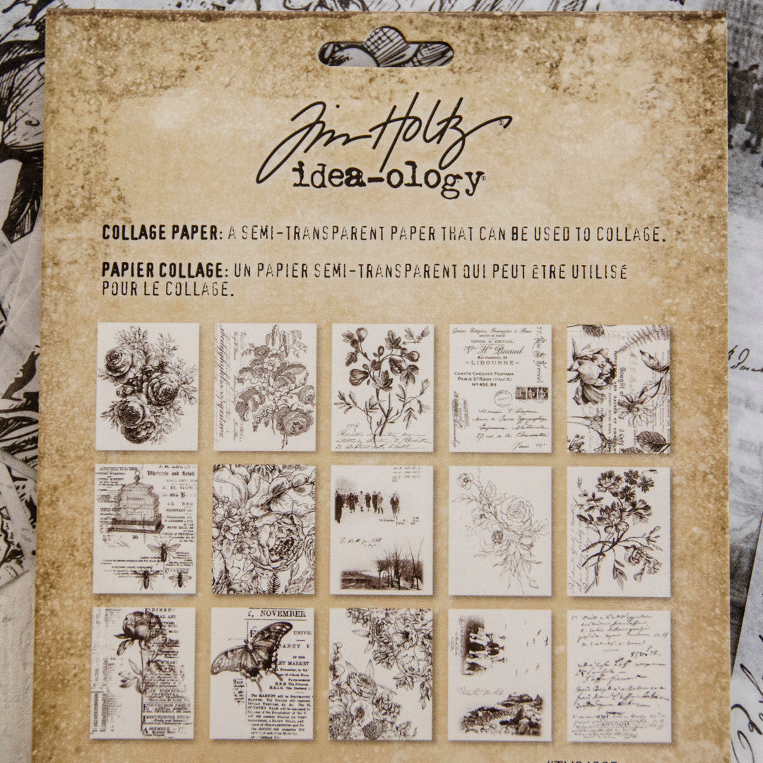 Tim Holtz Idea-ology Collage Paper Serendipity