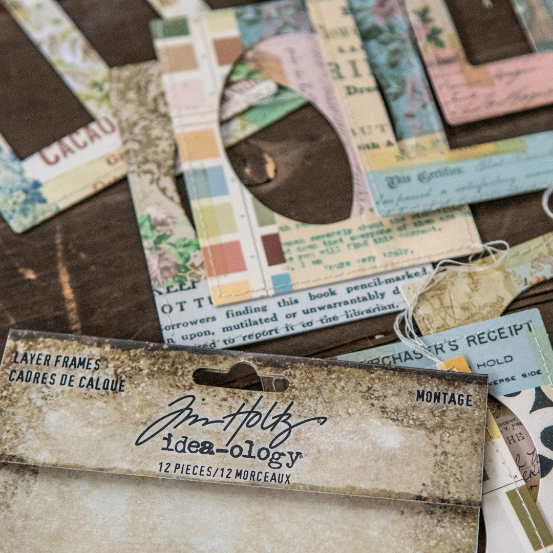 Tim Holtz Idea-ology Montage Collage Layer Frames
