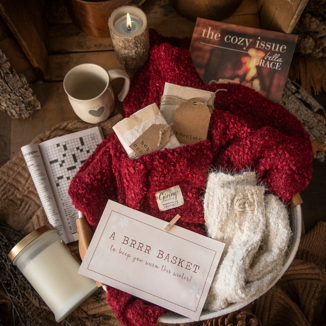 A Brrr Basket to Cozy-Up With