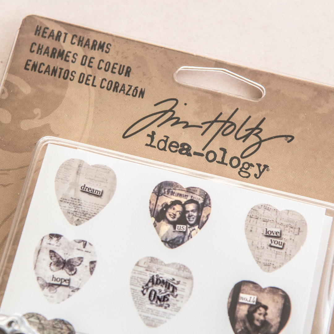 Tim Holtz Idea-ology Heart Charms