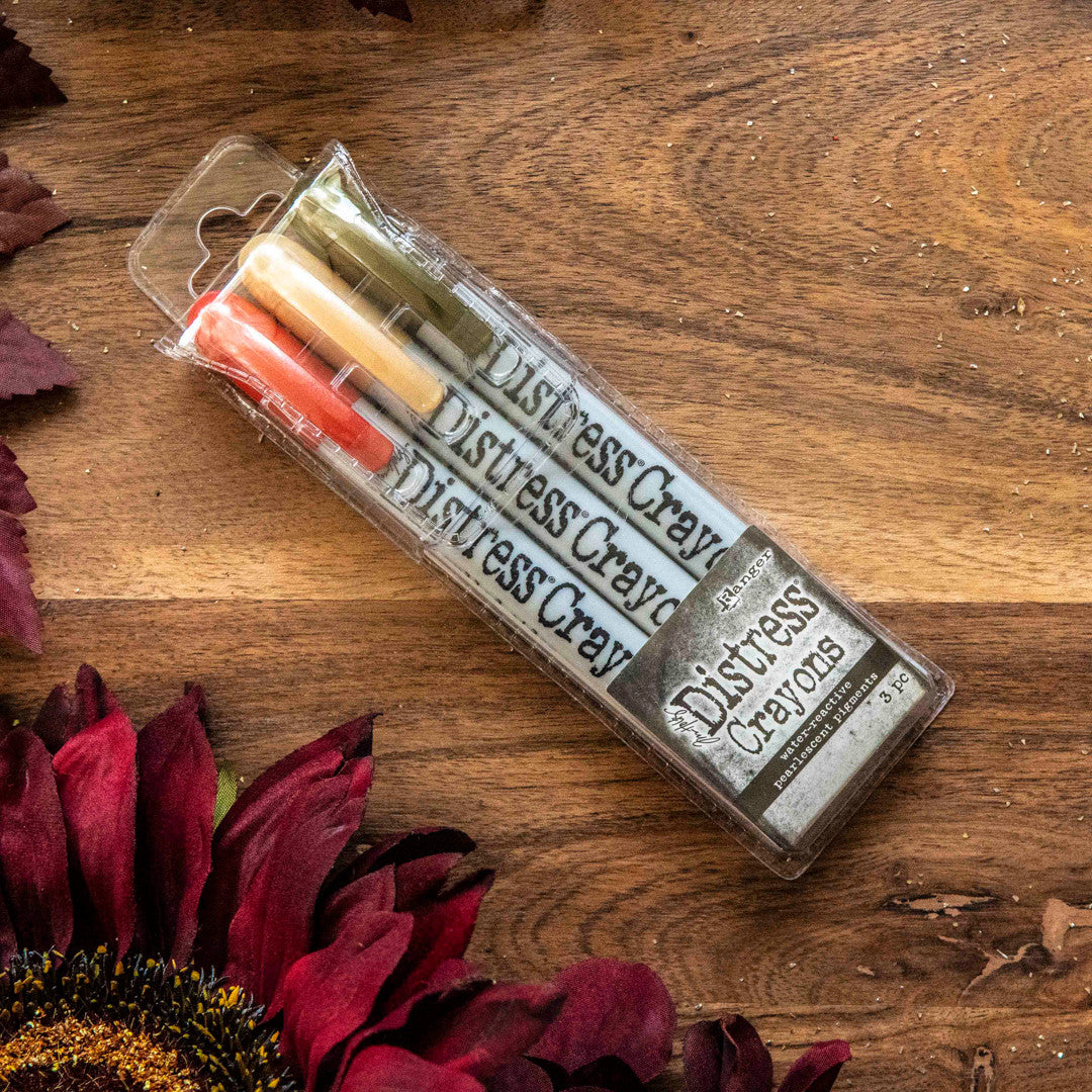 Ranger Ink Distress Halloween Pearl Crayon Set 5
