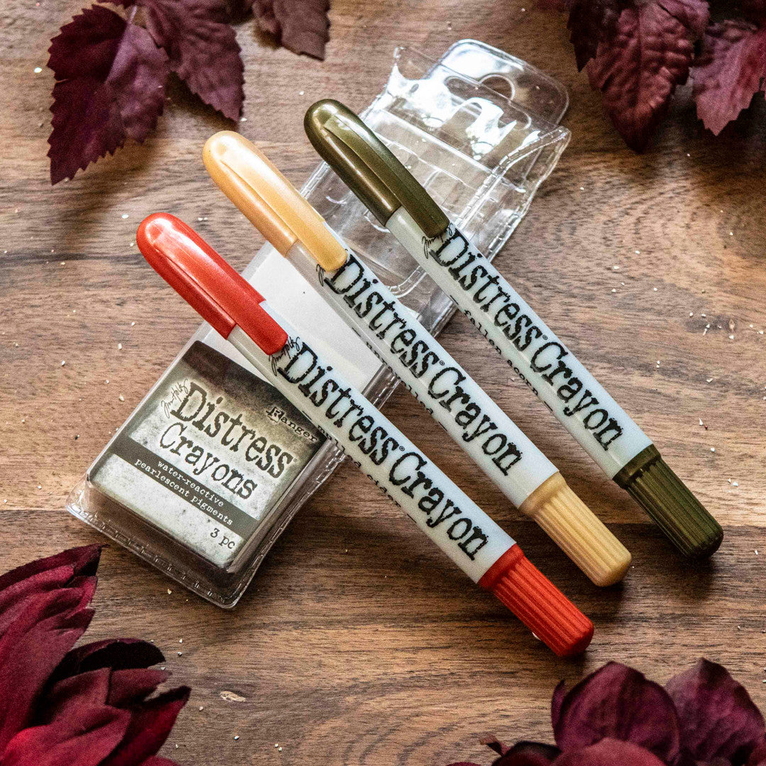 Ranger Ink Distress Halloween Pearl Crayon Set 5