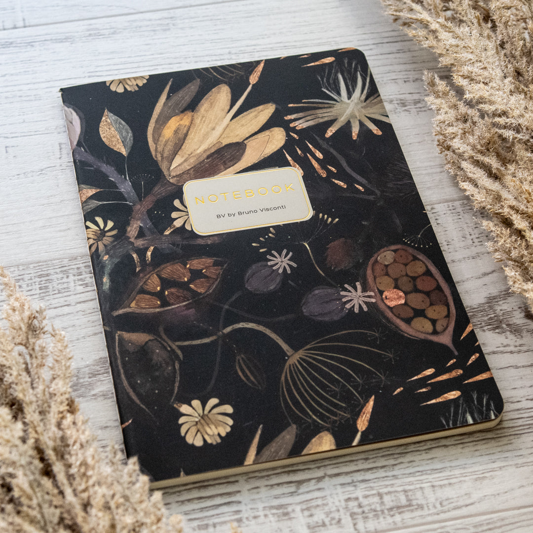 Bruno Visconti Night Flowers Notebook