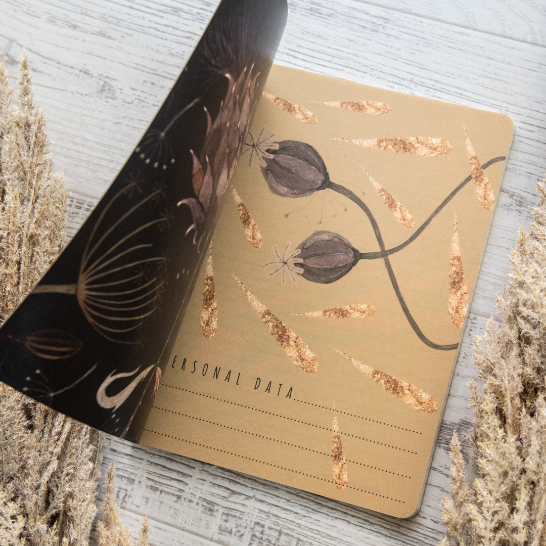 Bruno Visconti Night Flowers Notebook