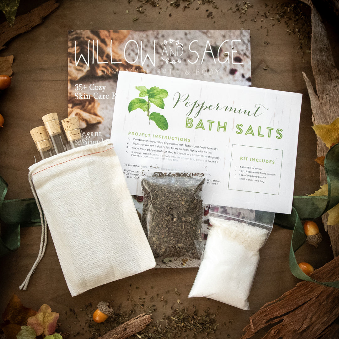 Willow and Sage Peppermint Self-Care Kit