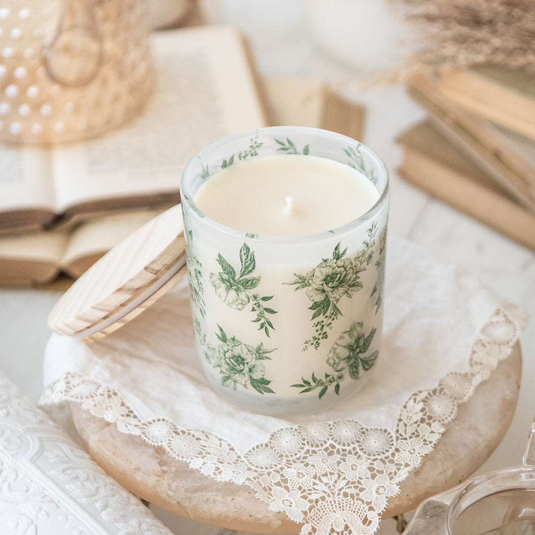 Green Delft 12 oz Soy Candle