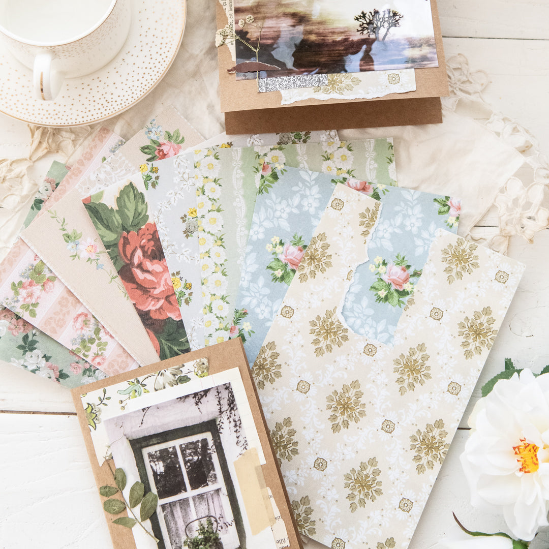 Transparently Easy Mixed-Media Cards