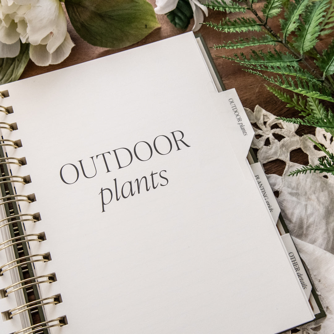 Indoor/Outdoor Plant Journal