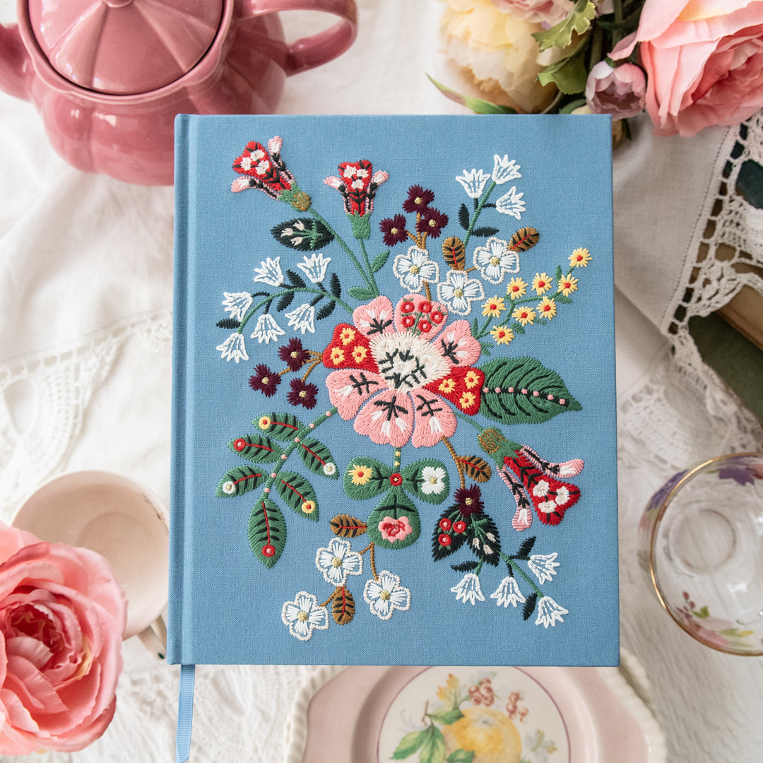 Gracie Embroidered Sketchbook