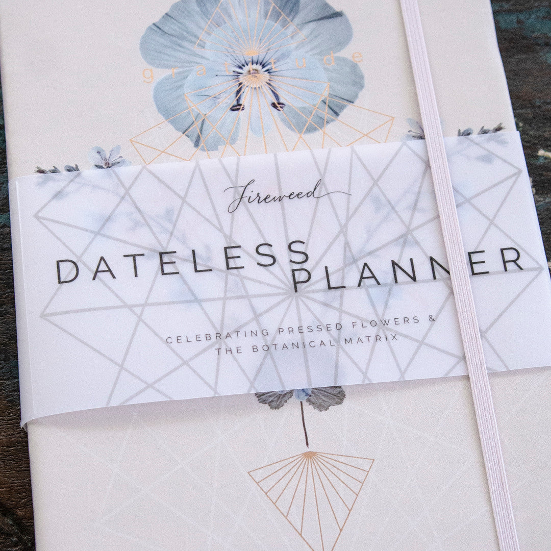 Gratitude Dateless Planner by Papaya Art