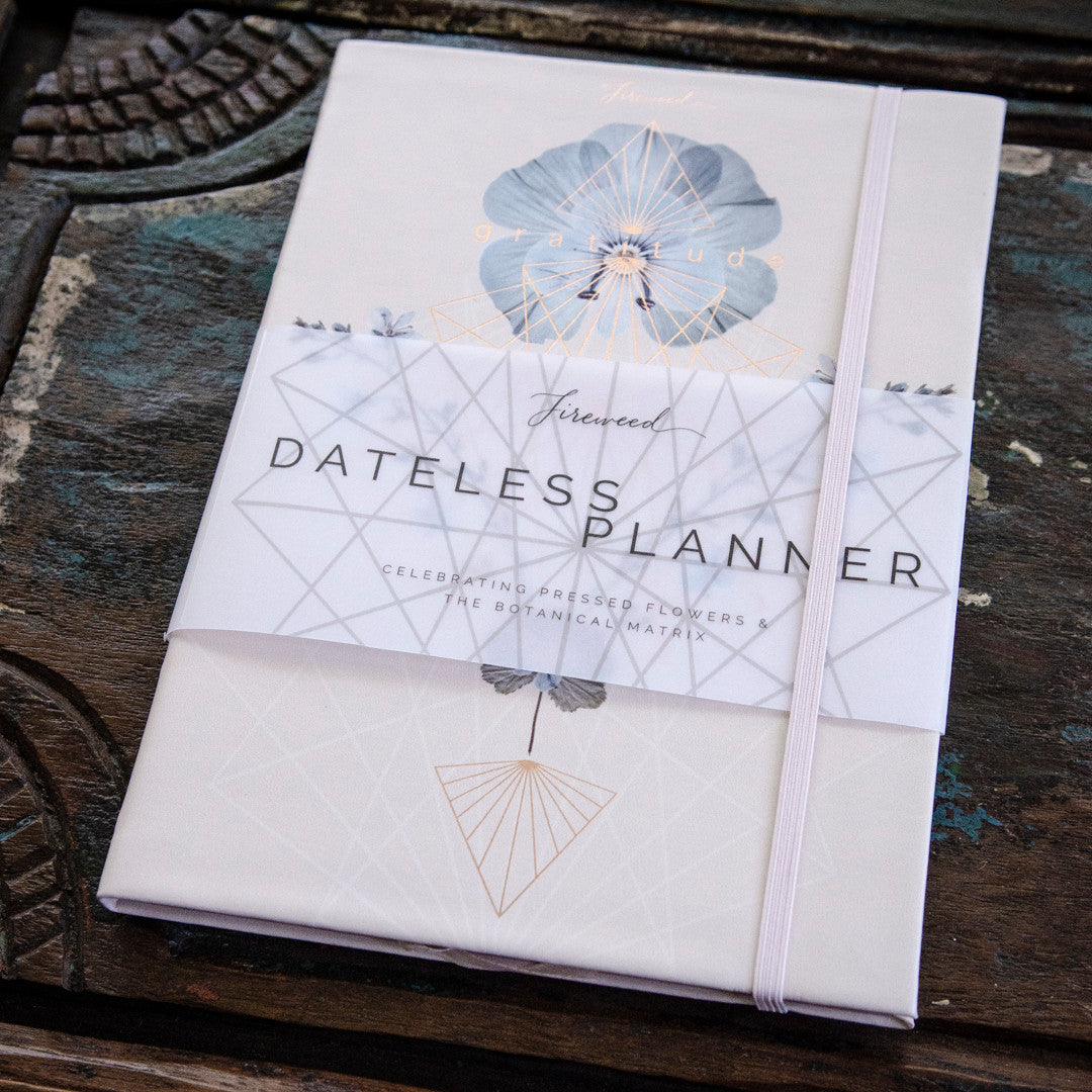 Gratitude Dateless Planner by Papaya Art
