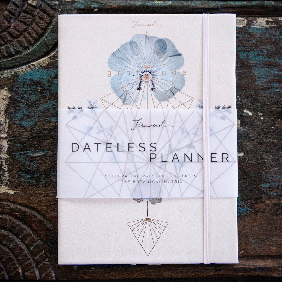 Gratitude Dateless Planner by Papaya Art