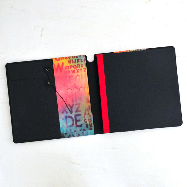 Ranger Ink Dylusions Square Creative Journal by Dyan Reaveley Black