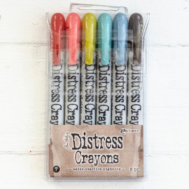 Ranger Ink Distress Crayons Set - Under the Sea
