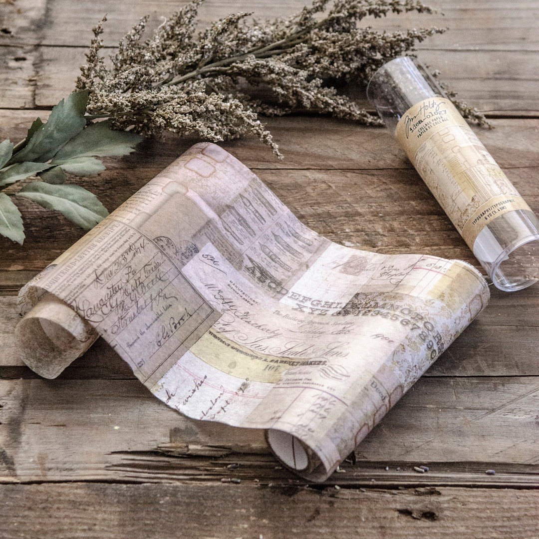 Tim Holtz Idea-ology Collage Paper Typography